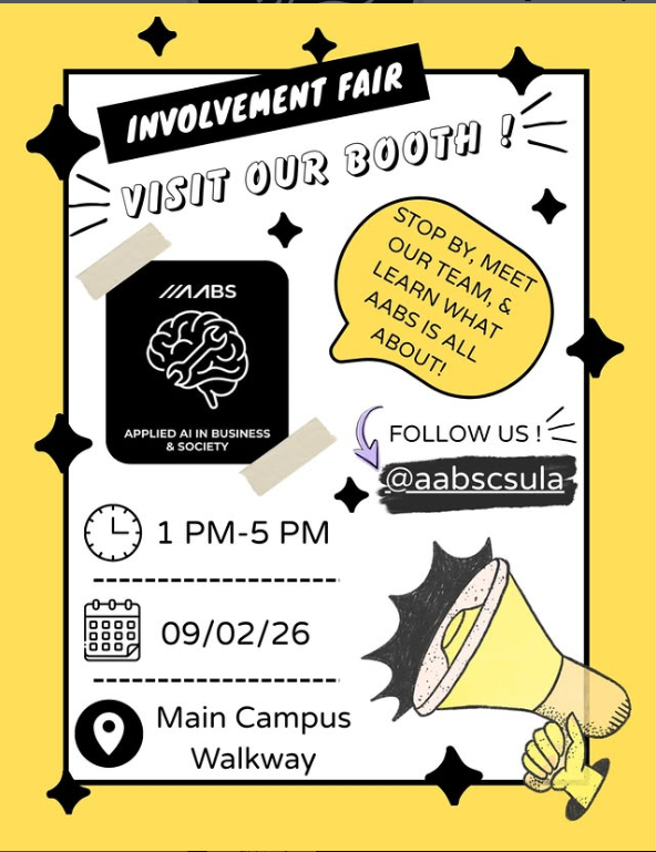 AABS Involvement Fair flyer for September 2, 2026